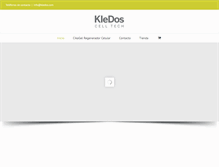 Tablet Screenshot of kledos.com